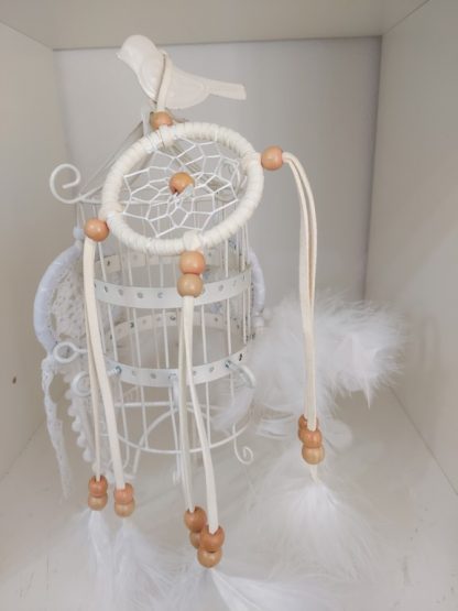 Dreamcatcher - Acchiappasogni crema e bianco - immagine 3