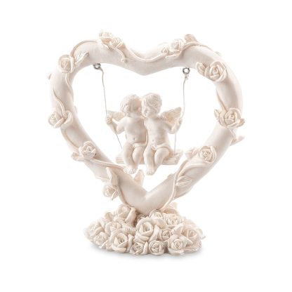 Cuore piccolo con angeli sull’ altalena - immagine 2