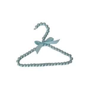 Gruccia con perle per abitini pet celeste