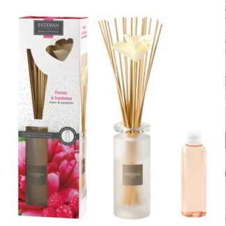 Bouquet profumato Soliflore e ricarica 75 ml Pivoine & Framboise - Esteban Paris