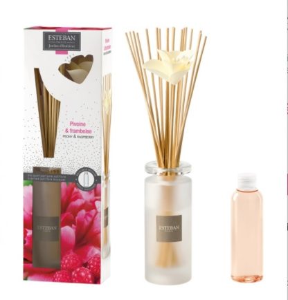 Bouquet profumato Soliflore e ricarica 75 ml Pivoine & Framboise - Esteban Paris