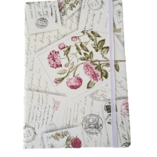 Notebook romantico con rose