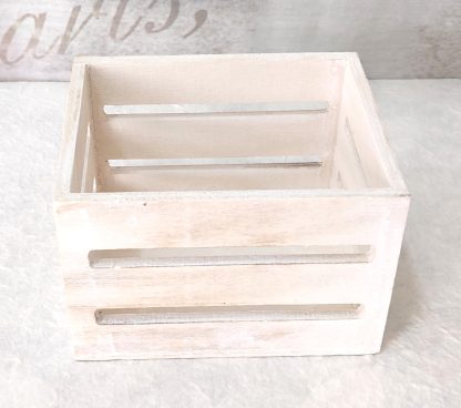 Cassetta legno shabby chic piccola - immagine 2