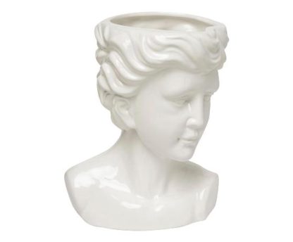 Vaso statua greca bianco - immagine 3