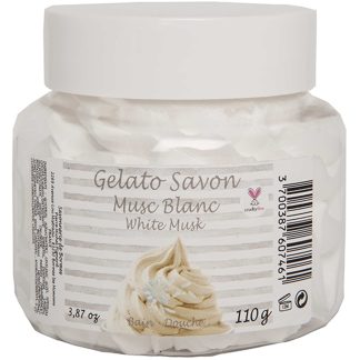 Crema di sapone da bagno o doccia naturale Muschio Bianco prodotto in Provenza