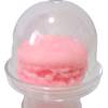 Sapone Macaron al burro di karitè Lampone + cloche - immagine 2