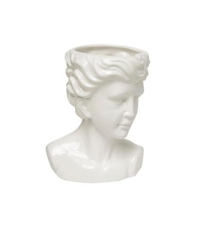 Vaso statua greca bianco
