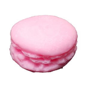Sapone Macaron al burro di karitè profumo lampone naturale prodotto in Provenza