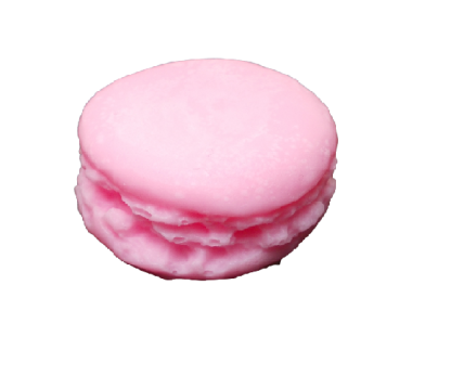 Sapone Macaron al burro di karitè profumo lampone naturale prodotto in Provenza