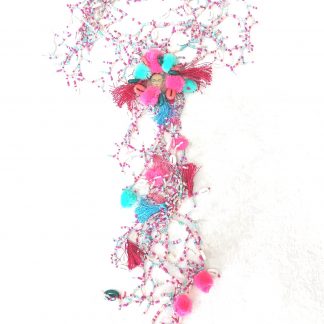Collana perline multicolor Frida Calho