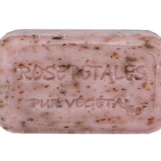 Saponetta di marsiglia profumo Rosa all'olio di argan bio fatta a mano in Provenza