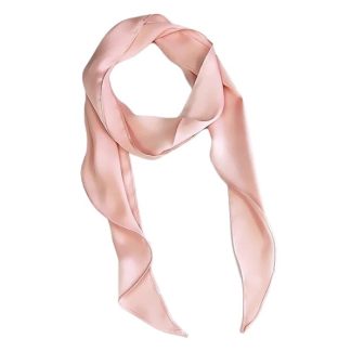 Sciarpa sottile da annodare al collo rosa