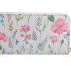 Portafoglio bianco con fiori - immagine 2
