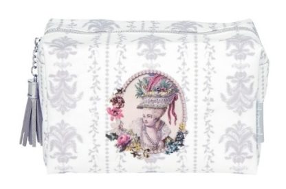 Trousse piccola rettangolare Courtisanes grigio Mathilde M - immagine 2