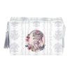 Trousse piccola rettangolare Courtisanes grigio Mathilde M