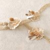 Collana ecru con fiori applicati - immagine 3