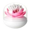 Contenitore per cotton-fioc fior di loto rosa - immagine 2