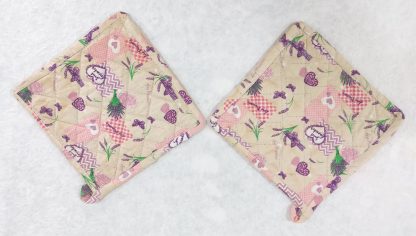 Presine da cucina fantasia lavanda - immagine 2