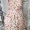 Grembiule da cucina bianco e rosa fantasia peonie - immagine 3