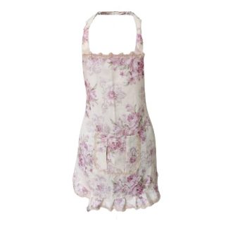 Grembiule da cucina avorio fantasia rose