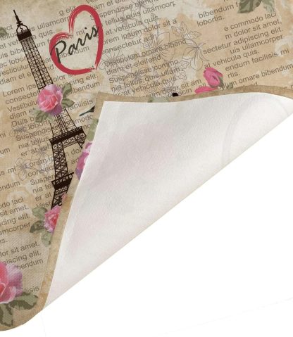 Coppia tovagliette Paris Eiffel e rose - immagine 3