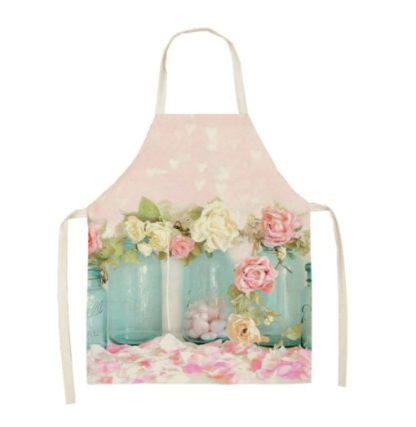 Grembiule da cucina trasparenze e rose - immagine 2