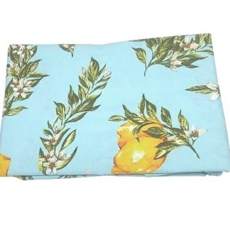 Tovaglia antimacchia fantasia fiori e limoni