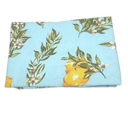 Tovaglia antimacchia fantasia fiori e limoni
