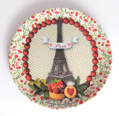 Piattino frutta Paris Eiffel - immagine 2