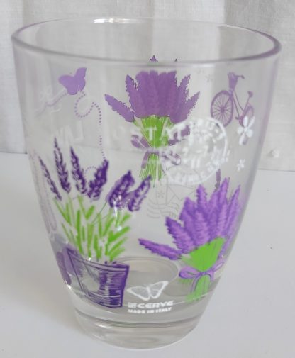Bicchieri Provenza fantasia lavanda n. 6 pezzi - immagine 6