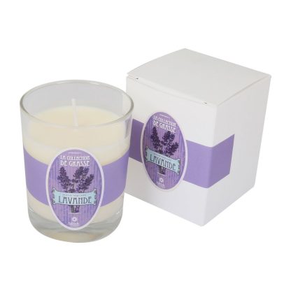 Candela profumata Lavanda naturale prodotta a Grasse - Francia - immagine 2