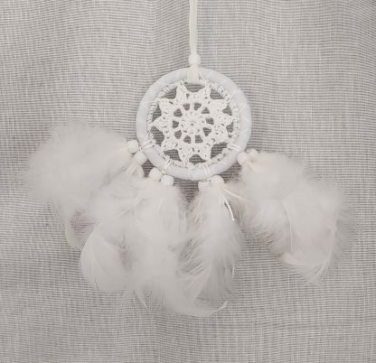 Dreamcatcher – Acchiappasogni bianco piccolo - immagine 2