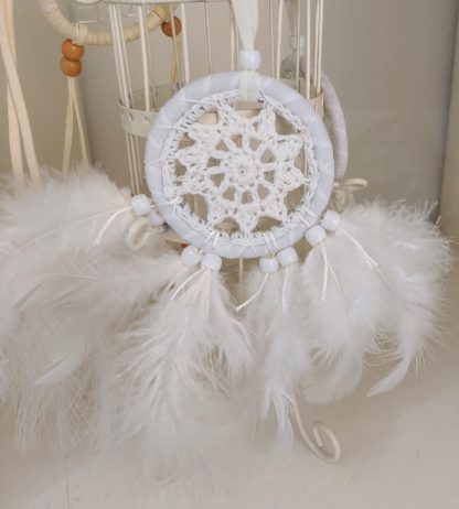 Dreamcatcher – Acchiappasogni bianco piccolo - immagine 3