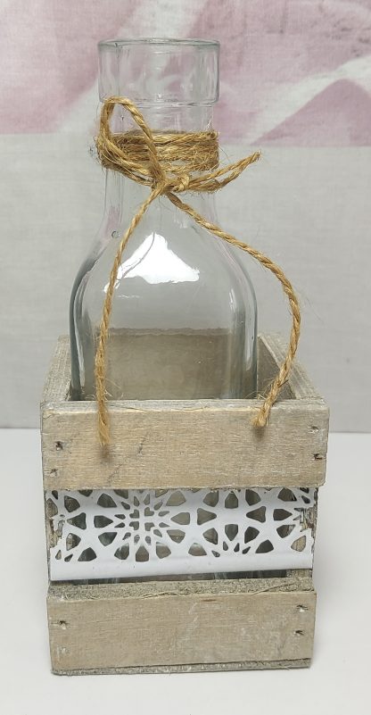 Bottiglia in scatola di legno - immagine 2