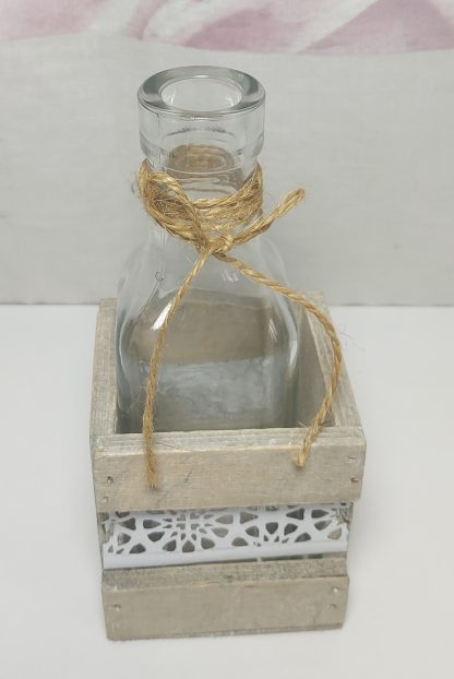 Bottiglia in scatola di legno - immagine 3