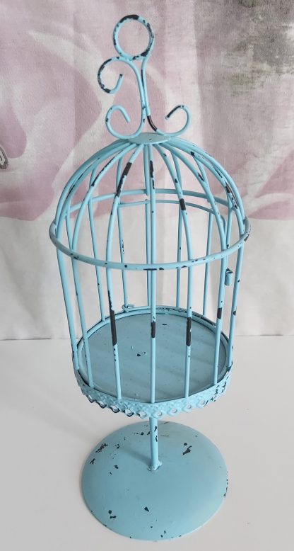 Gabbia celeste in stile shabby chic - immagine 2