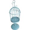 Gabbia celeste in stile shabby chic