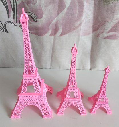 Tour Eiffel rosa tre pezzi - immagine 3