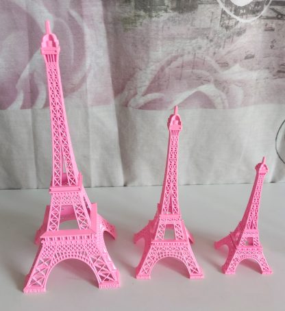 Tour Eiffel rosa tre pezzi - immagine 2