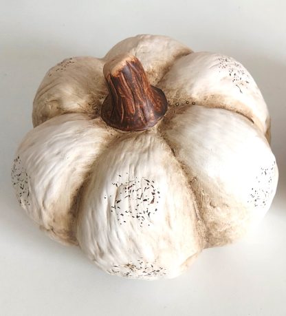 Zucca decorativa bianca - immagine 2