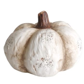 Zucca decorativa bianca