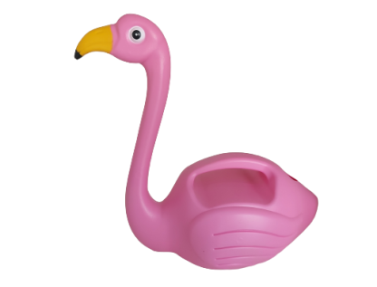 Annaffiatoio fenicottero rosa