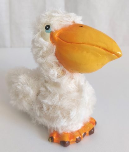 Pellicano bianco e arancio - immagine 2