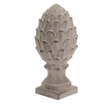 Pigna decorativa grigia