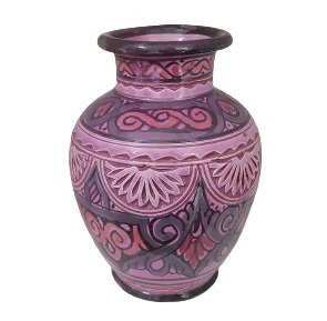 Vaso rosa originale del Marocco