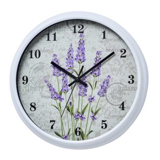 Orologio da parete lavanda disegno 1