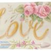 Piccolo pannello con stampa Love