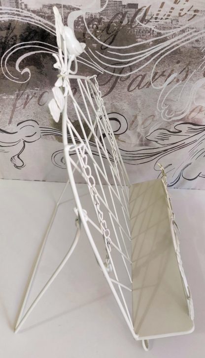Leggio con uccellino shabby chic - immagine 5