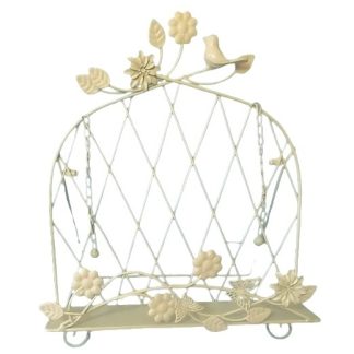 Leggio con uccellino shabby chic
