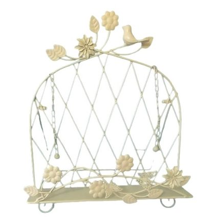 Leggio con uccellino shabby chic